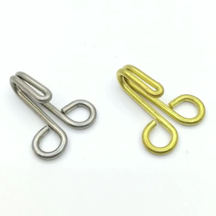 Stainless Steel 304 Lacing Hooks Washer 22mm Diameter With 4mm Wire