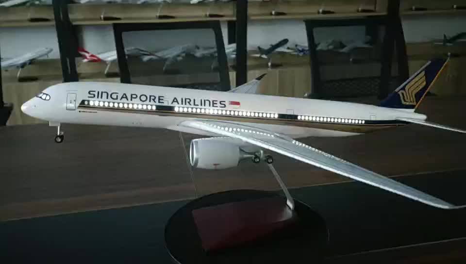 Die Cast Airplane Model Aircraft Plane Airbus A350 Singapore Airlines 1