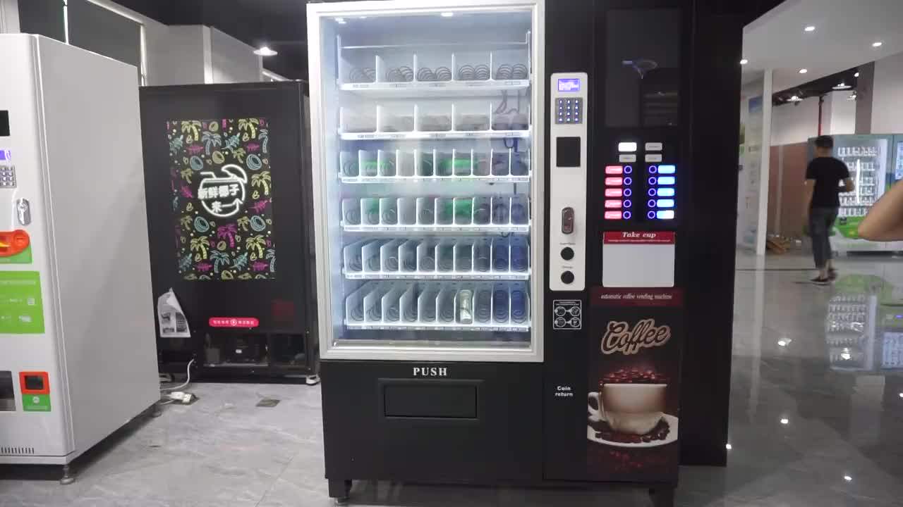 Afen Hot Sale Commercial Snack And Coffee Vending Machine Combinacao De