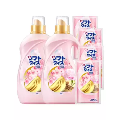 Kruo Shun Sakura Fragrance Softener 2kgx2 Send 50gx4 laundry detergent companion clothing care Velux