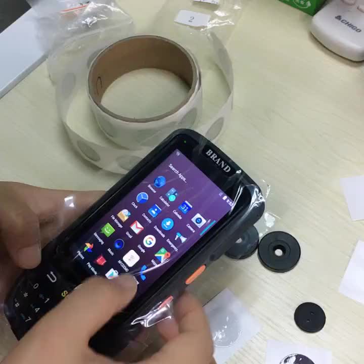 Lector Pda Escáner De Código De Barras Rfid Android De Mano Con