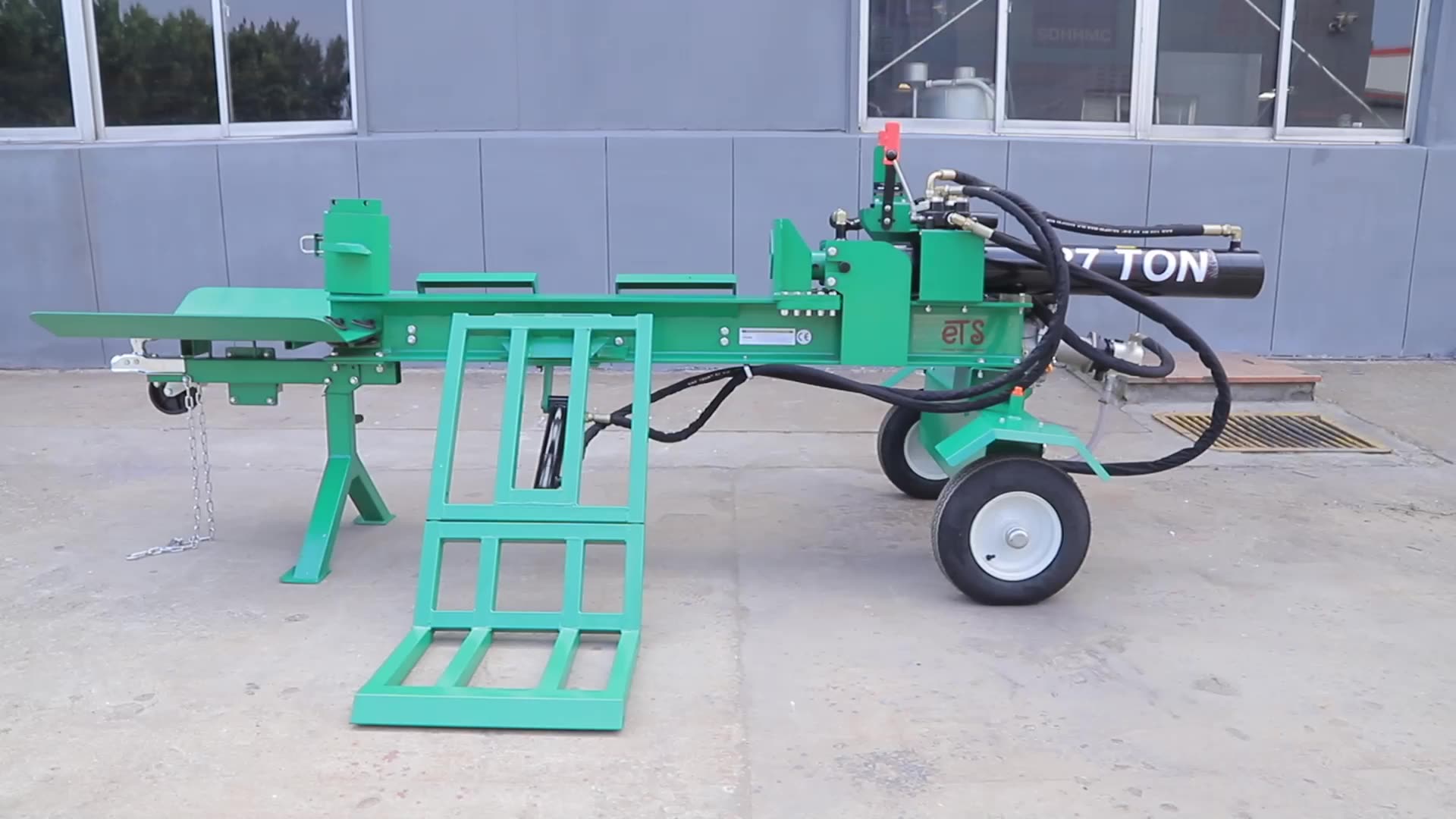 Cheap Log Splitter With Lifting Arms For Sale With Gasoline Engine 15hp