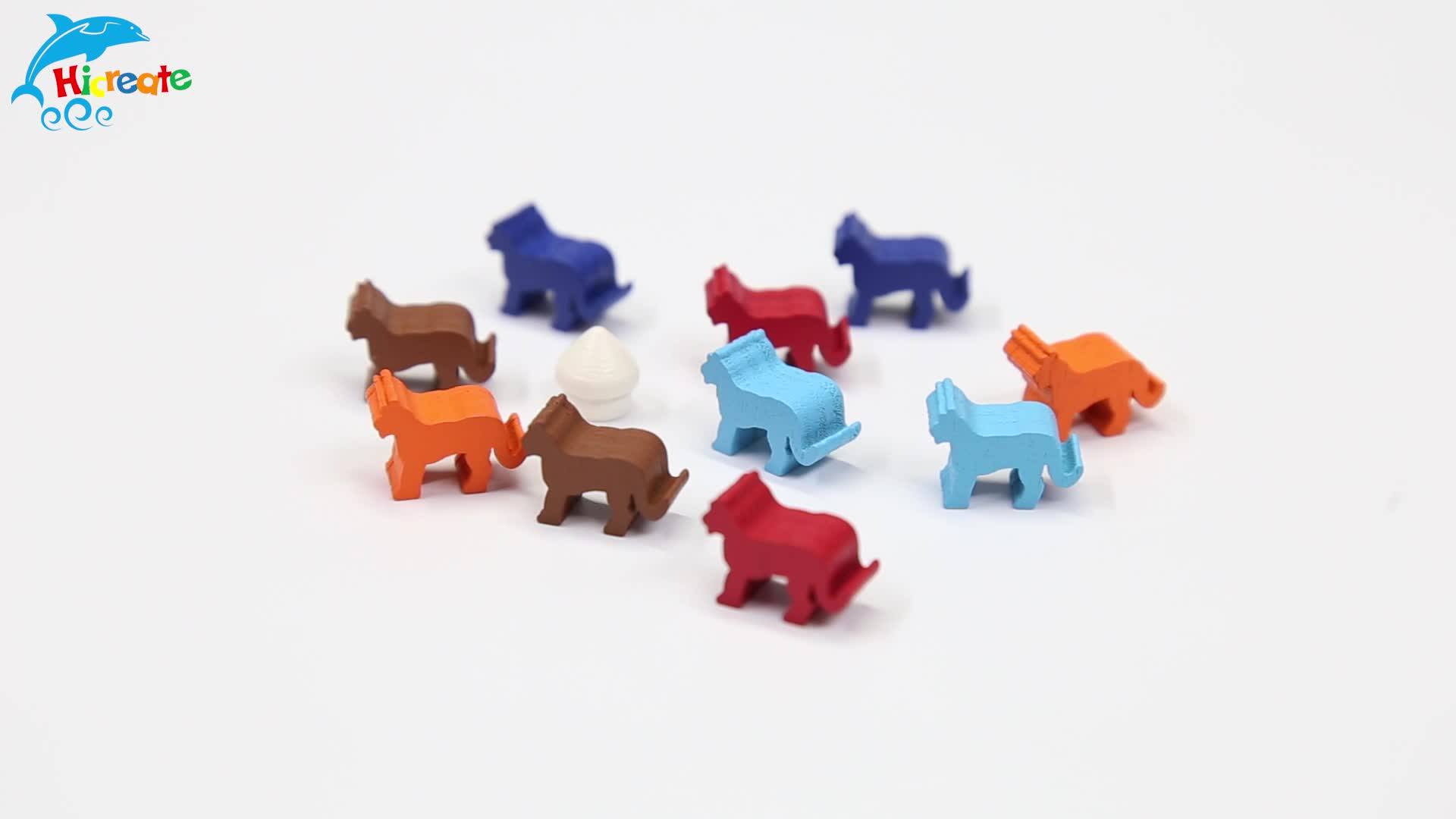 China Suppliers Board Game Wood Token Customized Custom Board Game