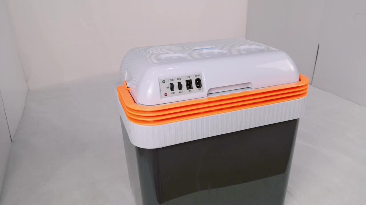 Evercool 24l Classic Jiayuan Horizontal Mini Car Fridge Cooler Box