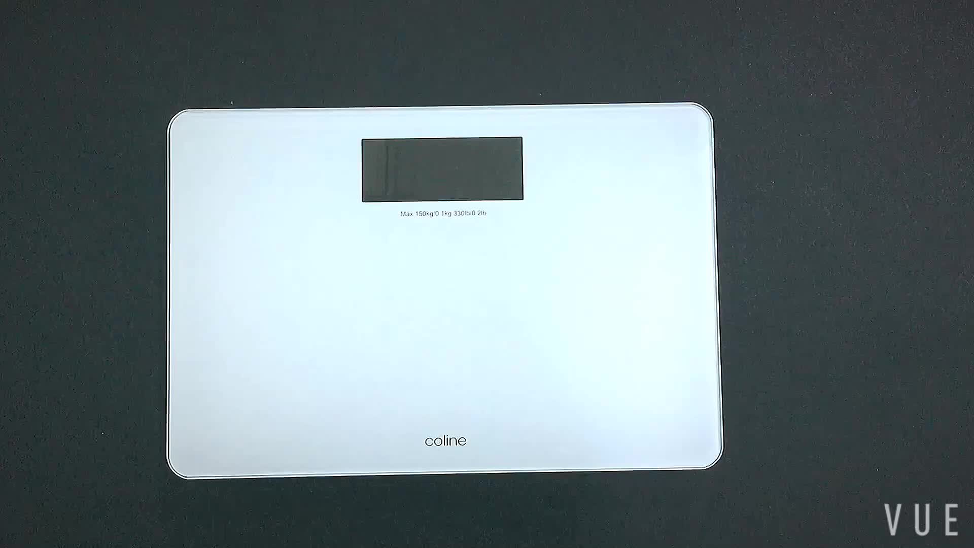 Digital Electronic Human Body Weighing Scales 150kg Glass Platform With