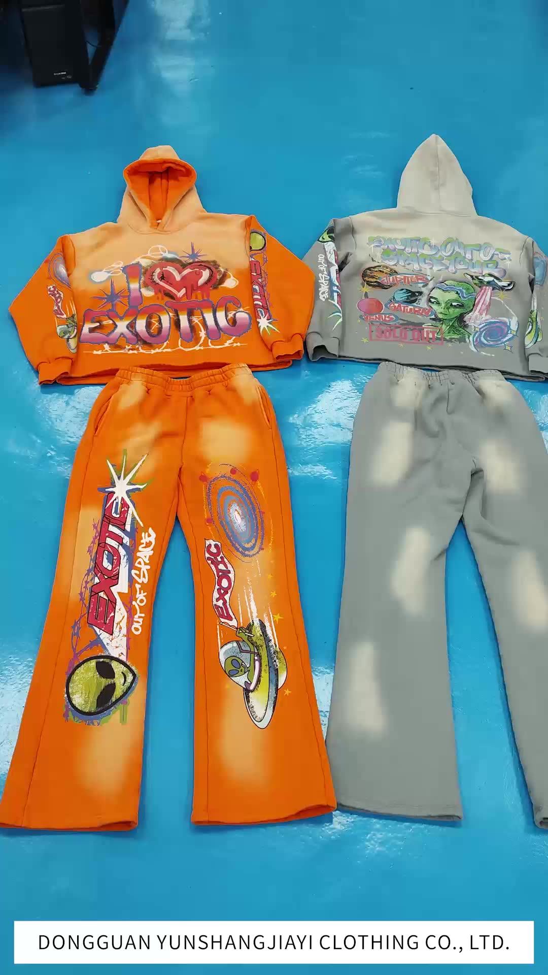 Ysjy Wholesale Sweat Jogger Suits 100 Cotton Slim Fit Winter Mens