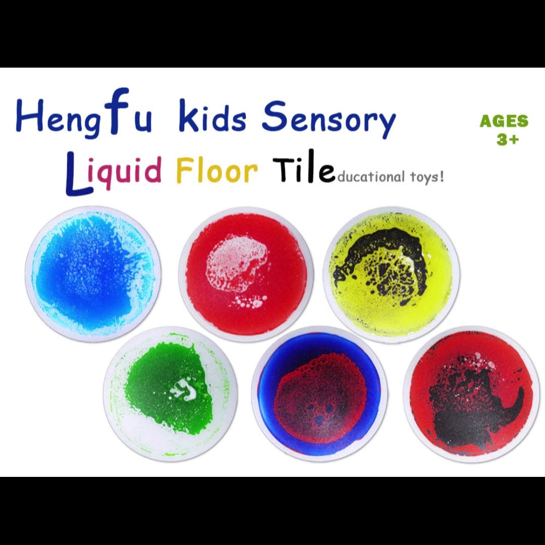 Factory Sensory Vinyl Floor Educational Toy Special Needs Round Liquid