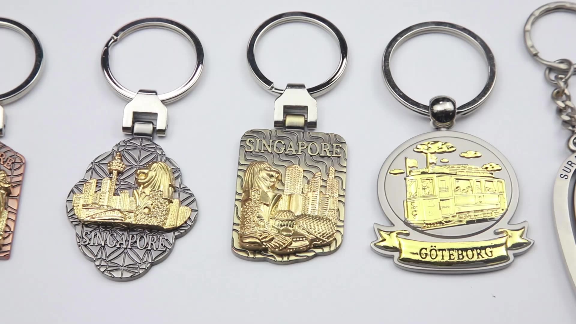Cheap Wholesale Custom Made Shaped Metal 3d Dubai Keychains Buy