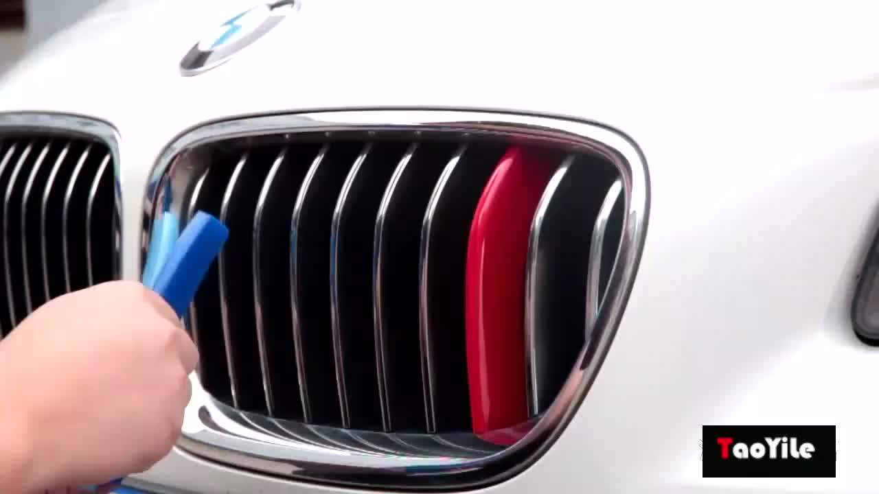 3d Motorsport Car Grill Front Grille Trim Strips Cover Buy Car Decal