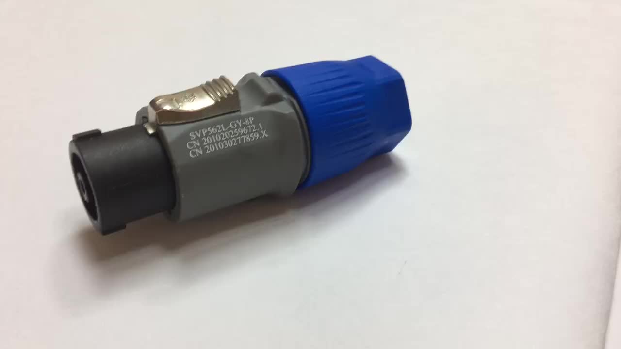 Screw Type In Line Female Connector Speakon 8 Pole Buy 8pin Speakon