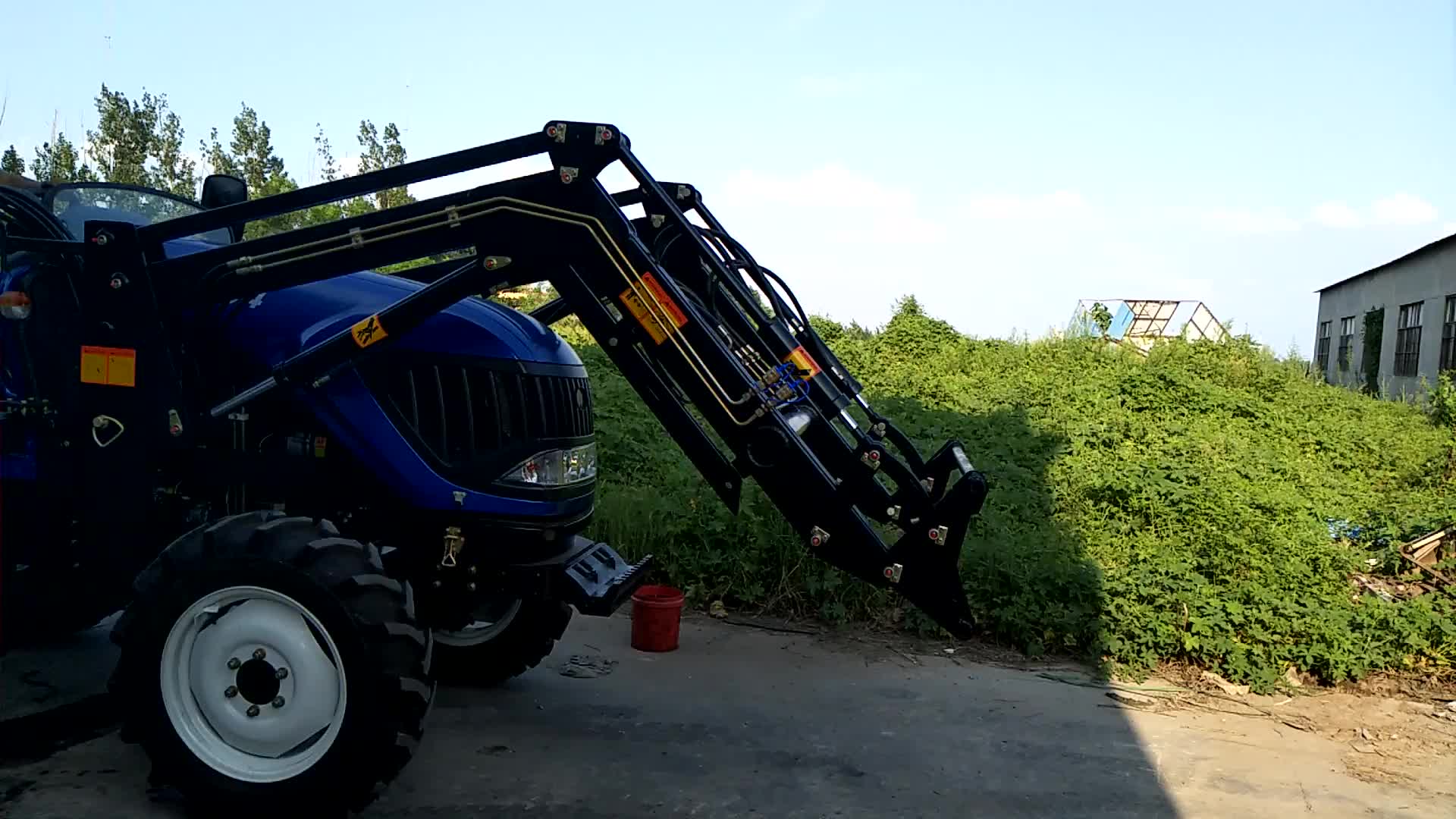 Cheap 70hp Agricultural Farm Tractor With Front End Loader Buy 70hp