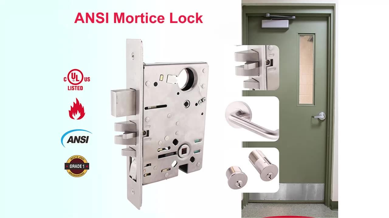 Ansi Mortice Lock Hardware Types Fire Rated American Storeroom Ul Latch