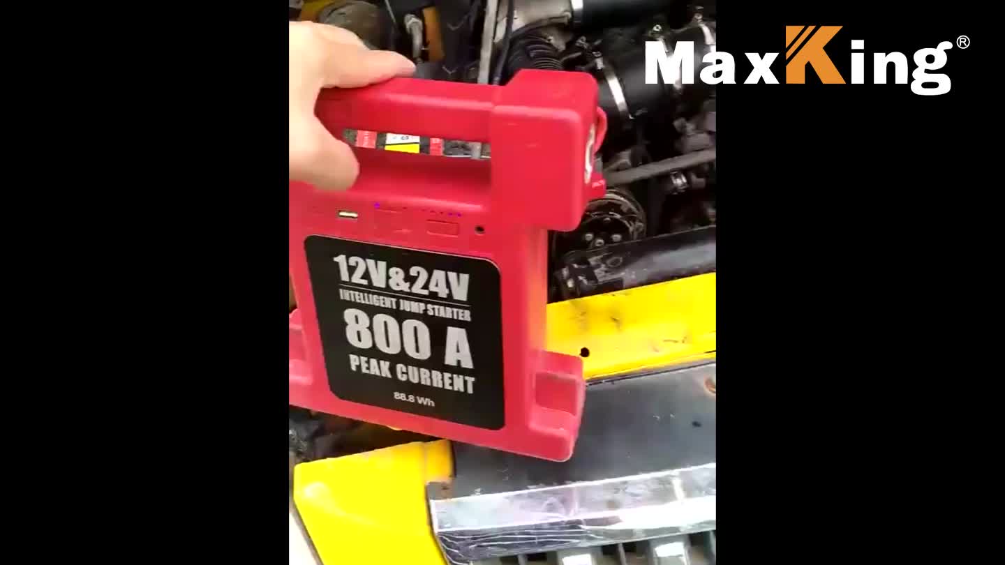 Auto Jump Starter Start 12v&24v Car,Bus,Truck Vehicles Multifunctional