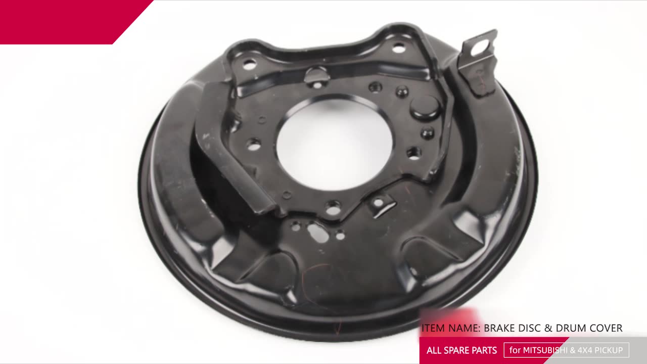 Rear Brake Backing Plate Drum Brake Cover for Mitsubishi Pajero 