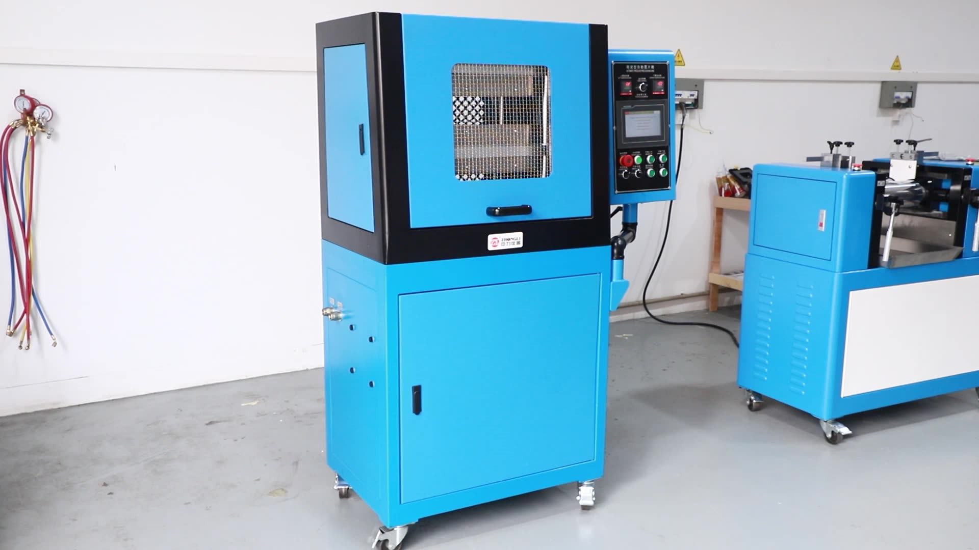 30 Ton Rubber And Plastic Hydraulic Vulcanizing Press Machine Lab Hot