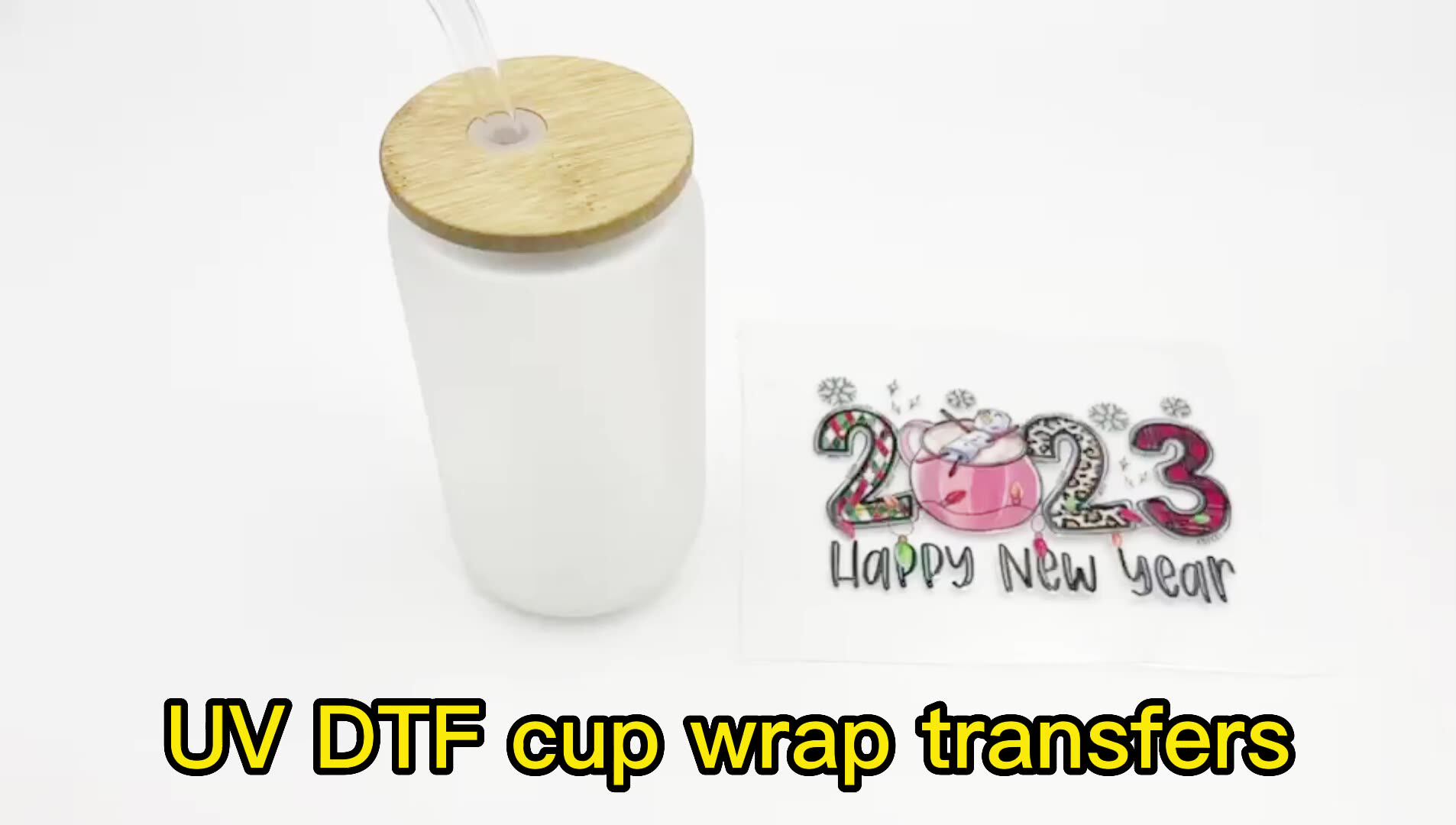 Arricraft Winter DTF Aufkleber 10 Blatt - Weihnachtsmotive Für Tassen & Möbel