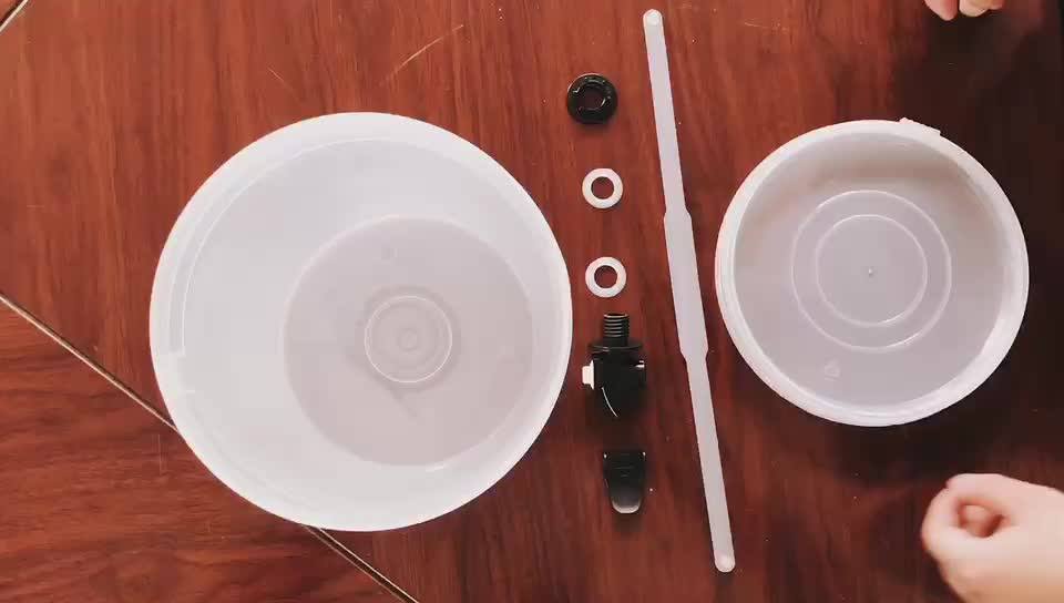 Wholesale Food Grade 4l 1 Gallon Cheap Plastic Fermenter Bucket With