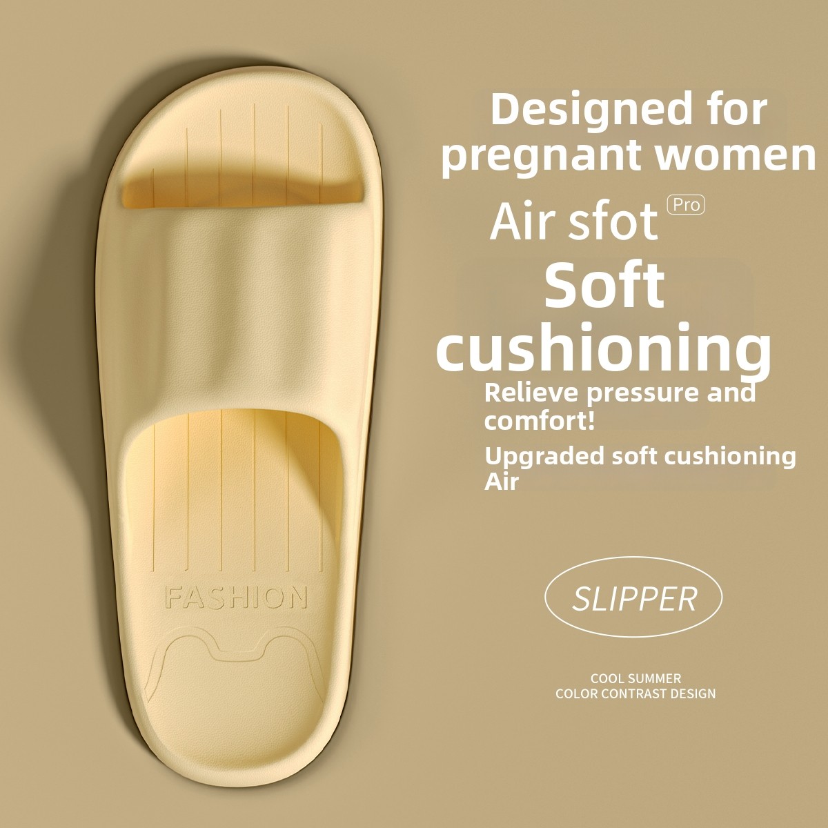 Lidani Women's Slippers 2026 New Model Indoor Home Bathroom Shower Eva Anti-Odor Non-Slip Sandals Summer