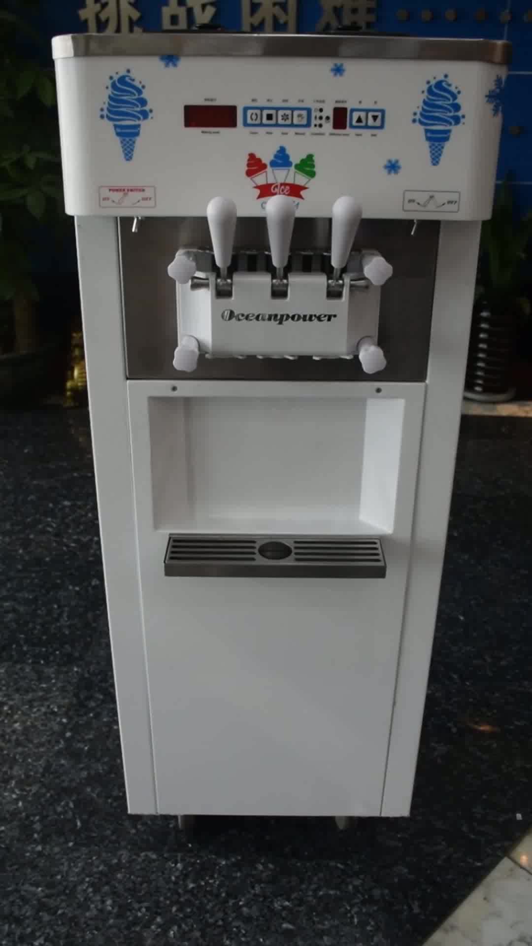 Oceanpower Economic Commercial Soft Ice Cream Machines Cheap Op125c