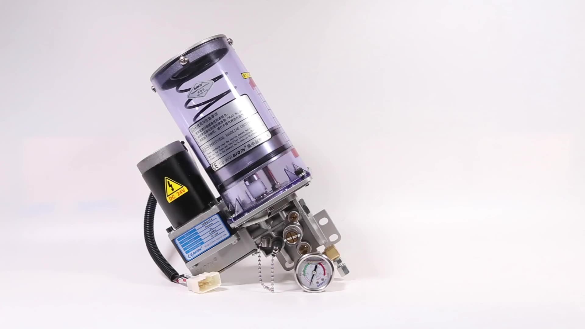 Baotn 2l 24v Electric Auto Grease Pump Cnc Pneumatic Grease Volumetric