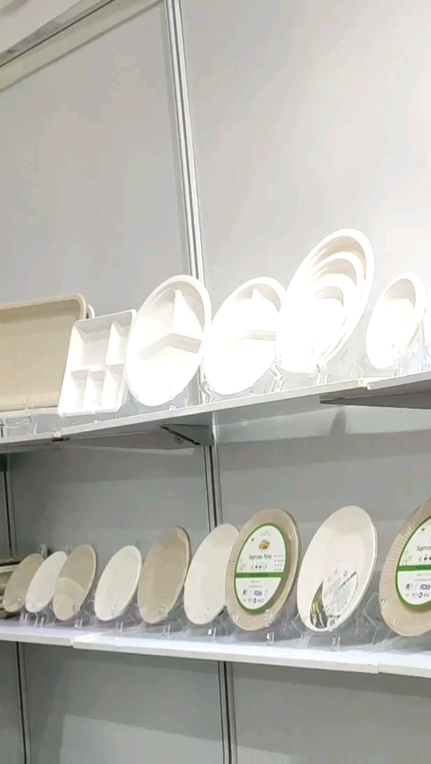 Pfas Free Bagasse Paper Plate Food Safety Disposable Biodegradable