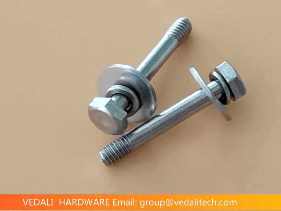 Hex Head Captive Bolts With Washer Stainless Steel A2 Fastener Screws