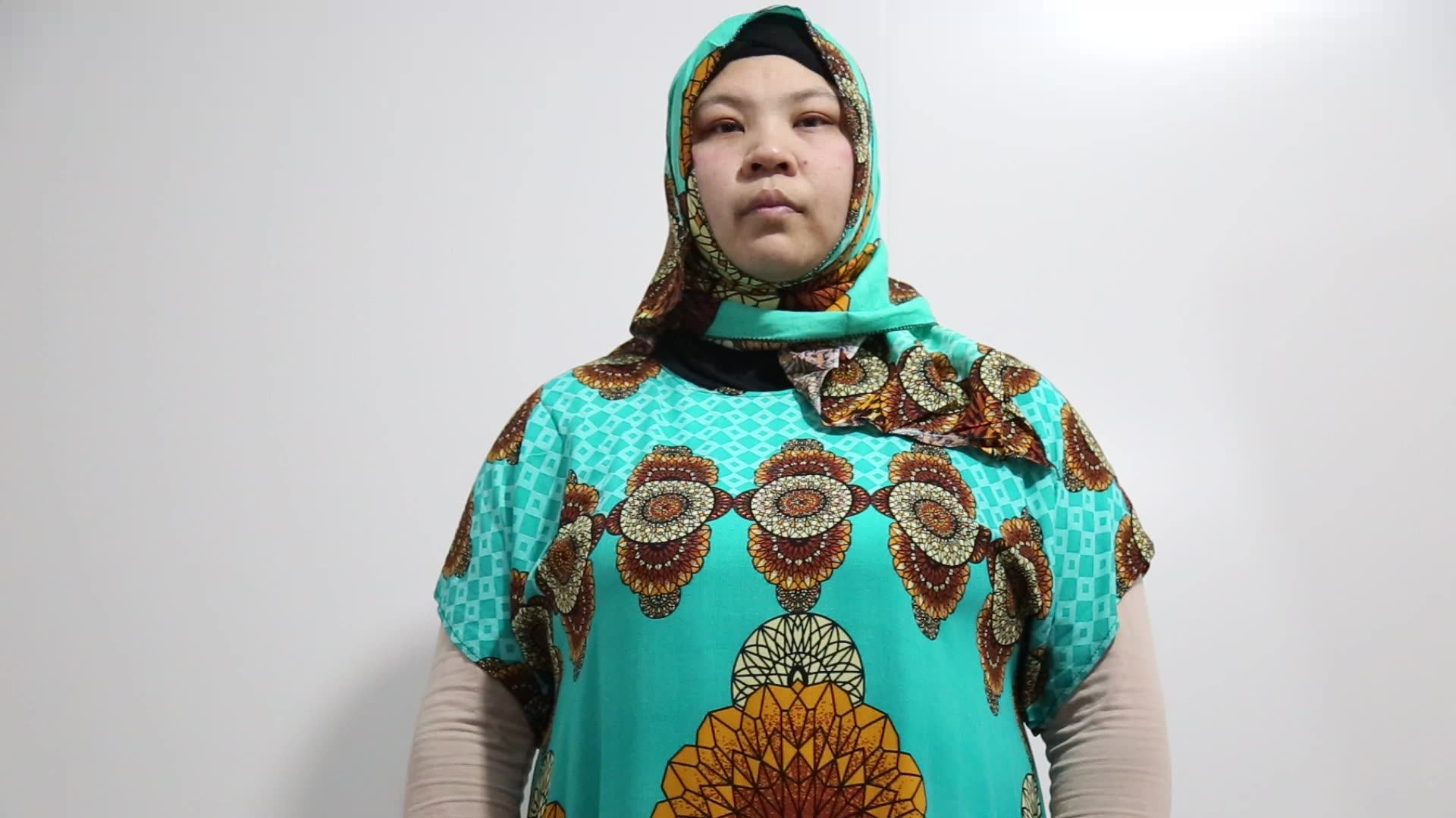 2020 Wholesale African Design Dresses Islamic Clothing Modest Women Ethnic Dress Floral Pattern