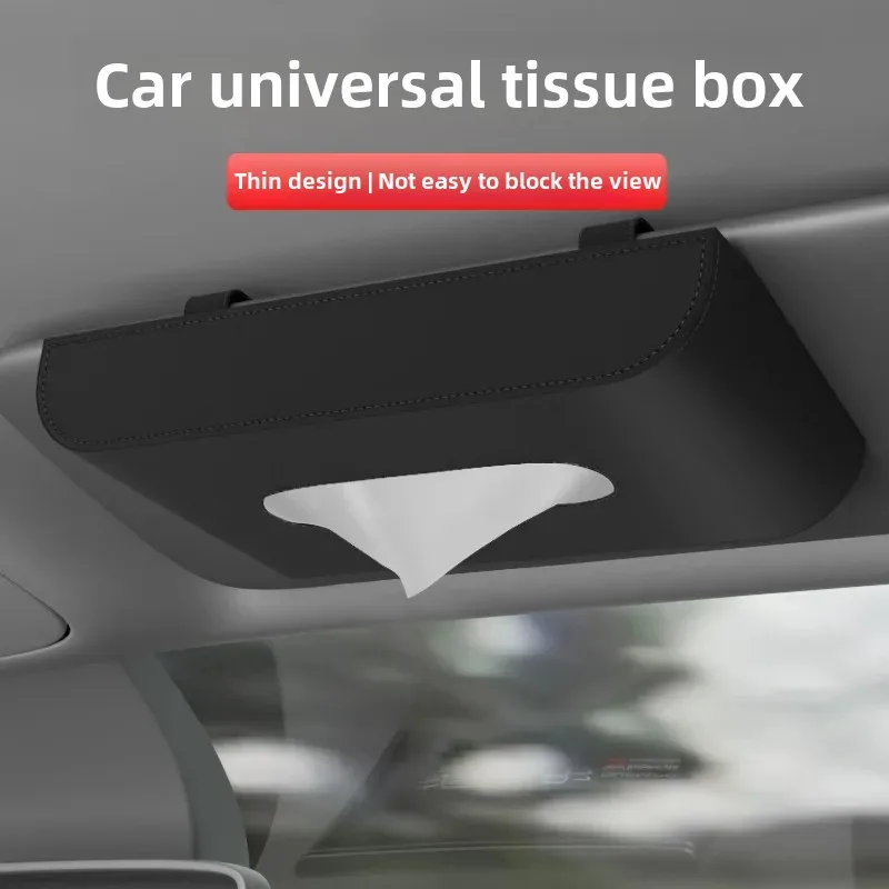 Car Hanging Leather Tissue Box General High-end Interior Interior Supplies