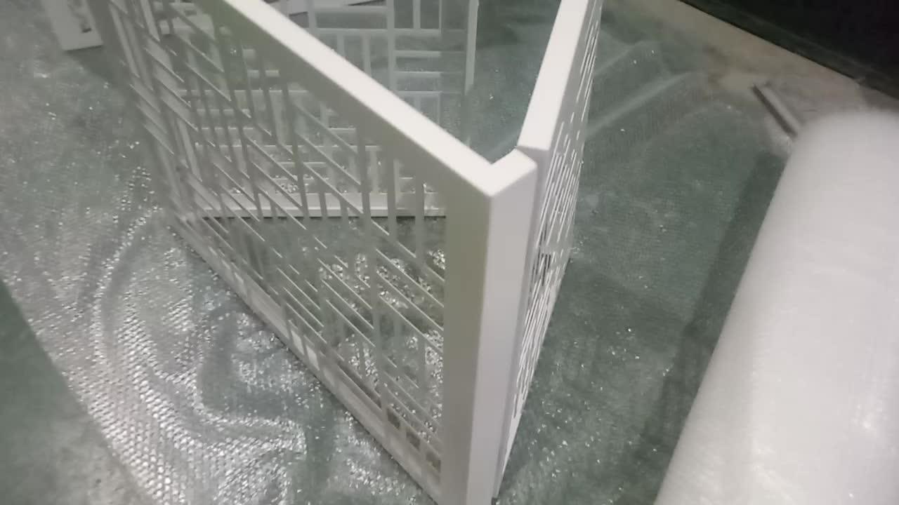 Decorative Metal Split Ac External Unit Cover Outdoor Aluminum Air