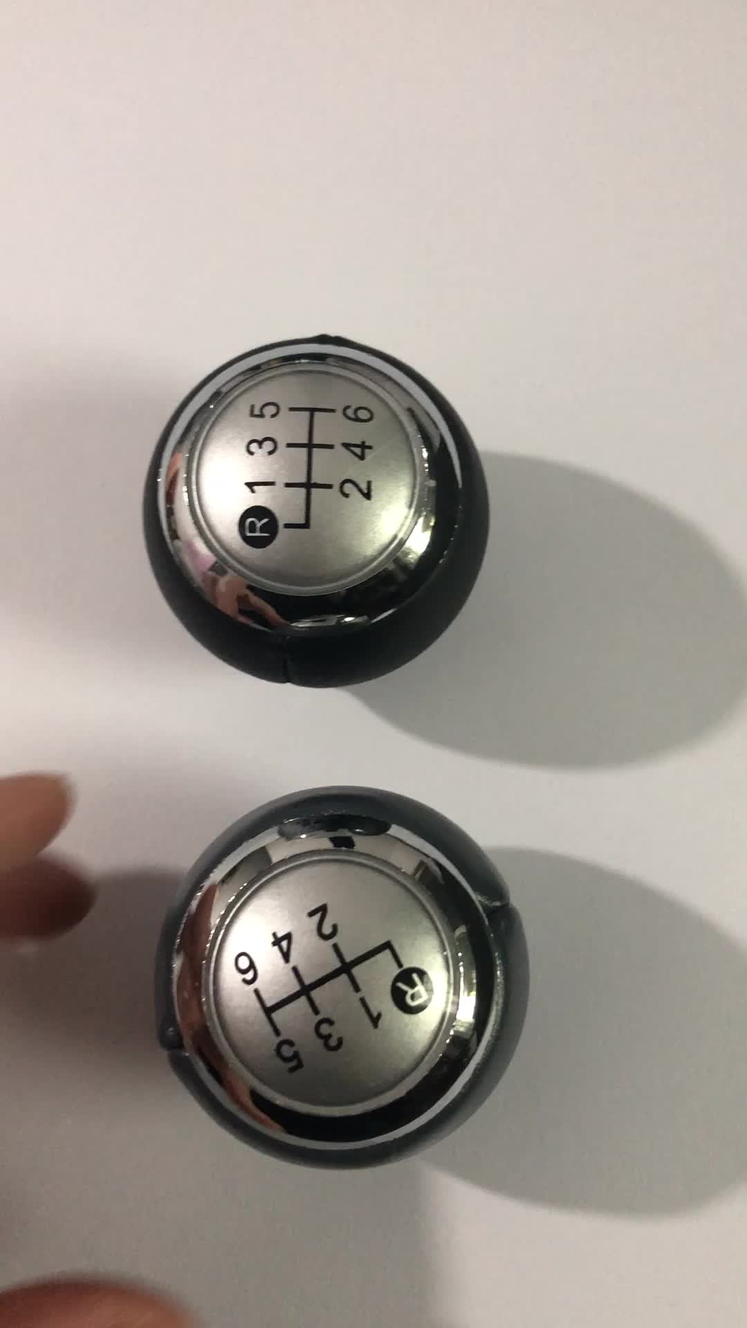 Car Gear Shift Knob Shifter Lever Head 5 Speed Handle Ball Black Cover