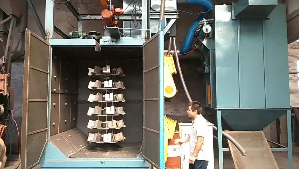 Hanger Shot Peening Double Hook Shot Blasting Machine For Sale Buy