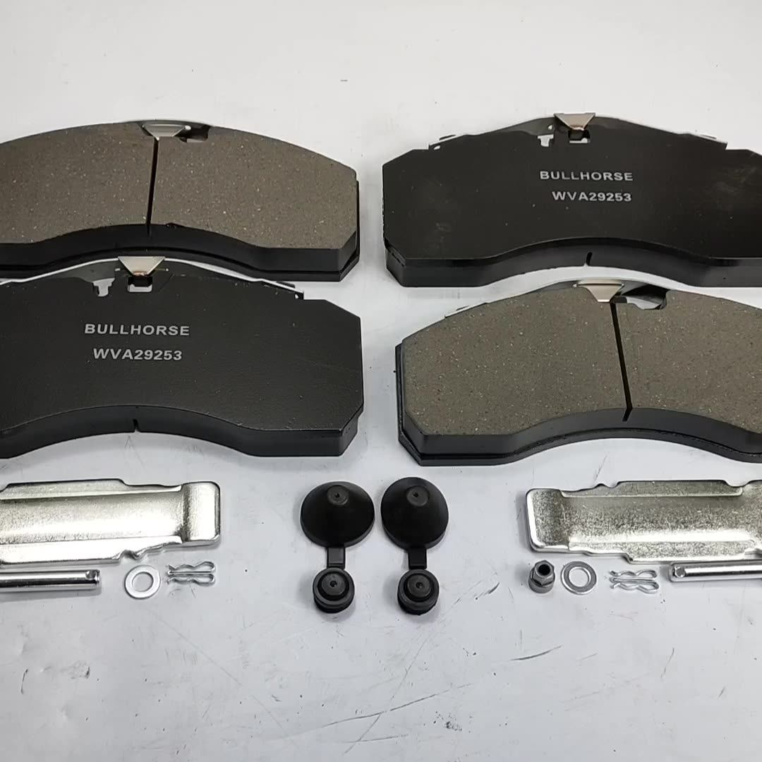 Wva 29278 Wva 29253 Truck Brake Pads For Daf Xf 105 Cf Mercedes Actros Atego Axor Man Tgx Tga