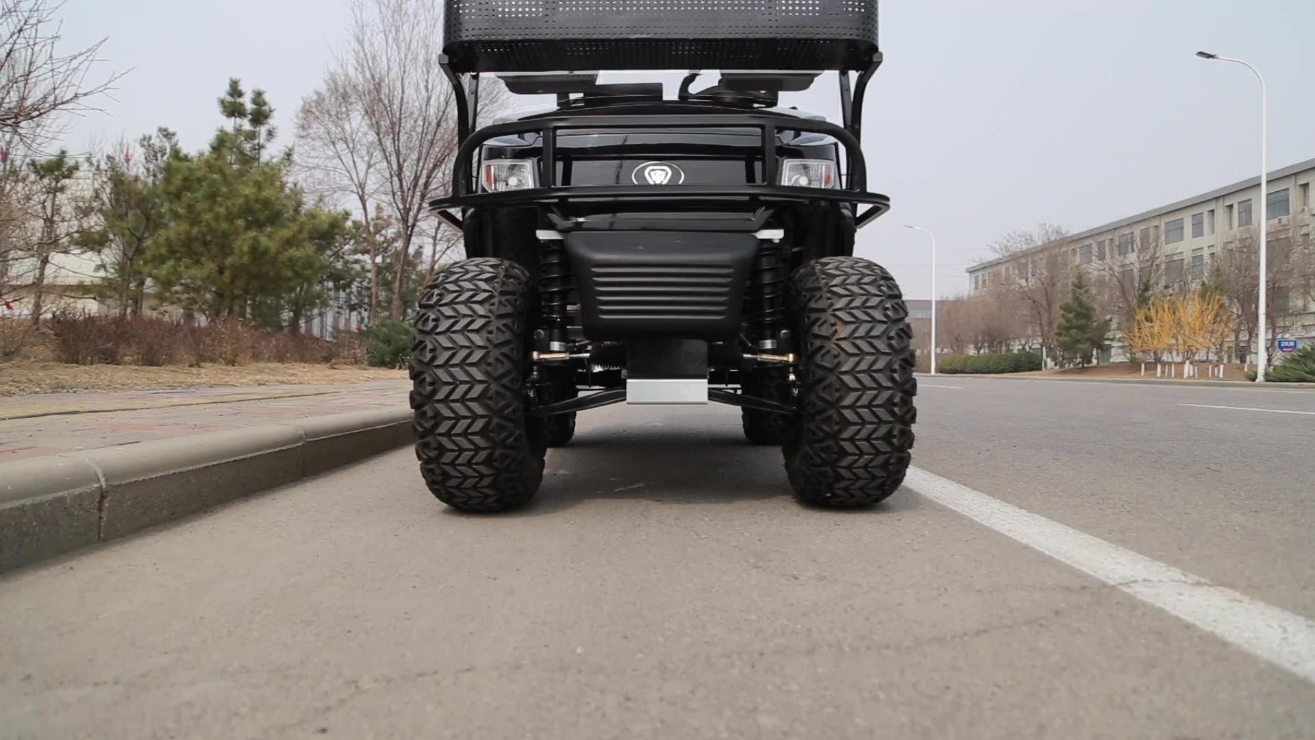 Independent Suspension Aluminum Frame Aluminum Pedal Electric Golf Cart