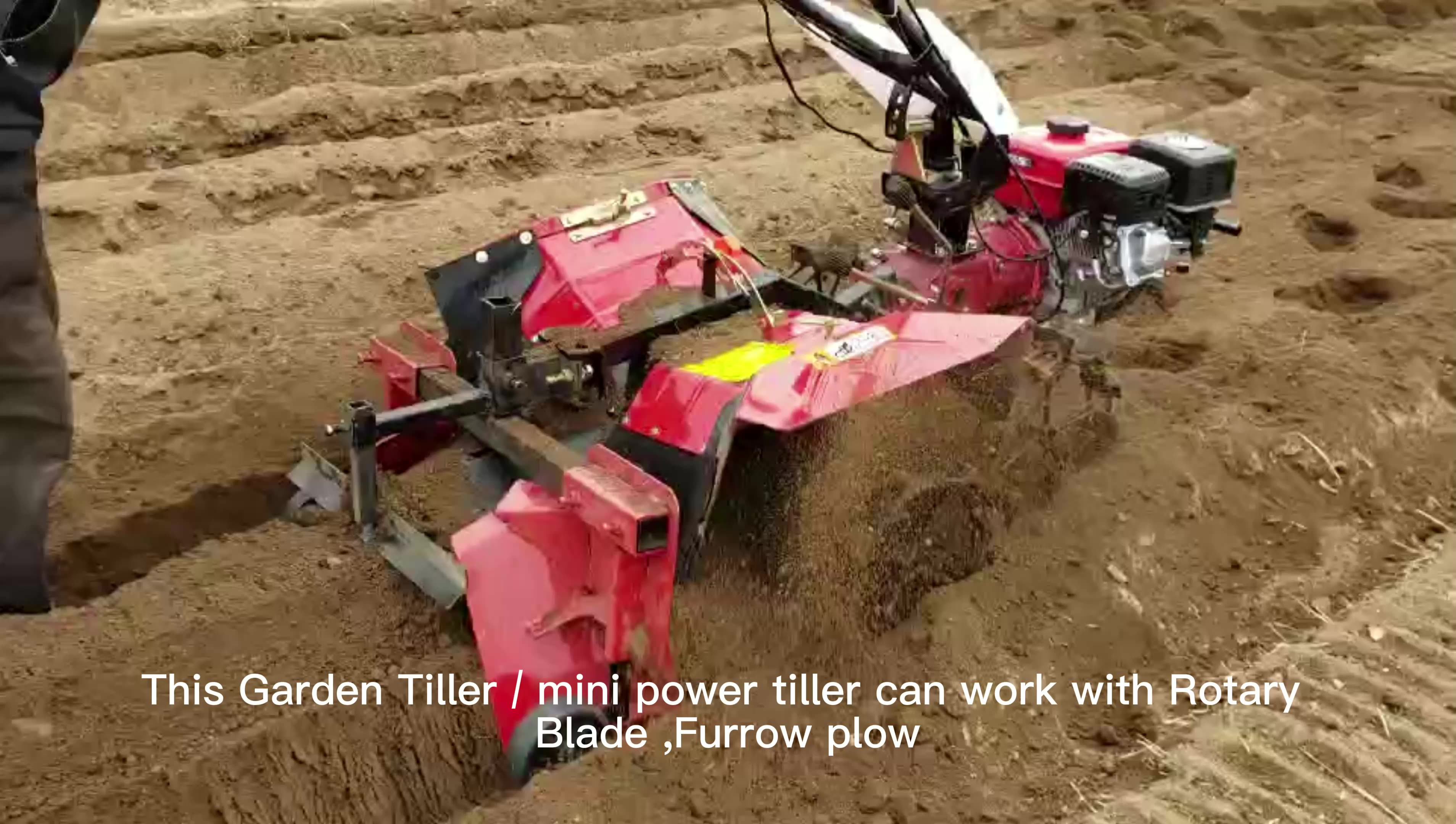 3 Point Rototiller Tiller Rotary Cultivator Mini Plow Power Tillers