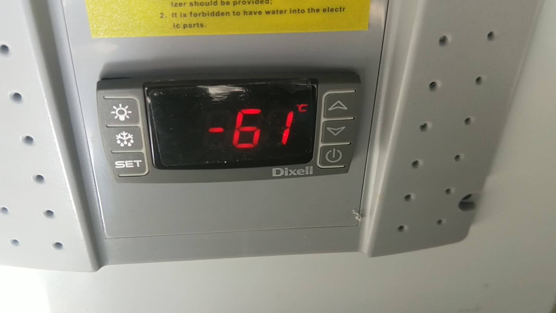 60C super freezer for tuna, deep ocean fish 158L ultra cold freezer