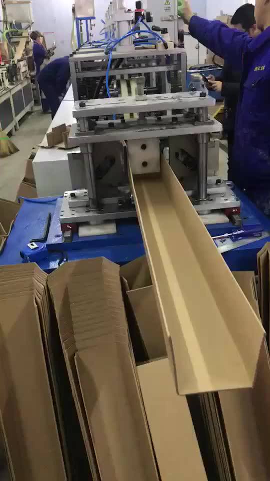 Kraft Paper Corner Protector Making Machine With Section For Cutting