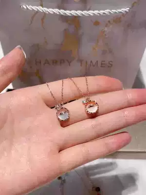 Whale drop sterling silver necklace female summer light luxury niche design sense choker 2021 new girlfriends birthday gift