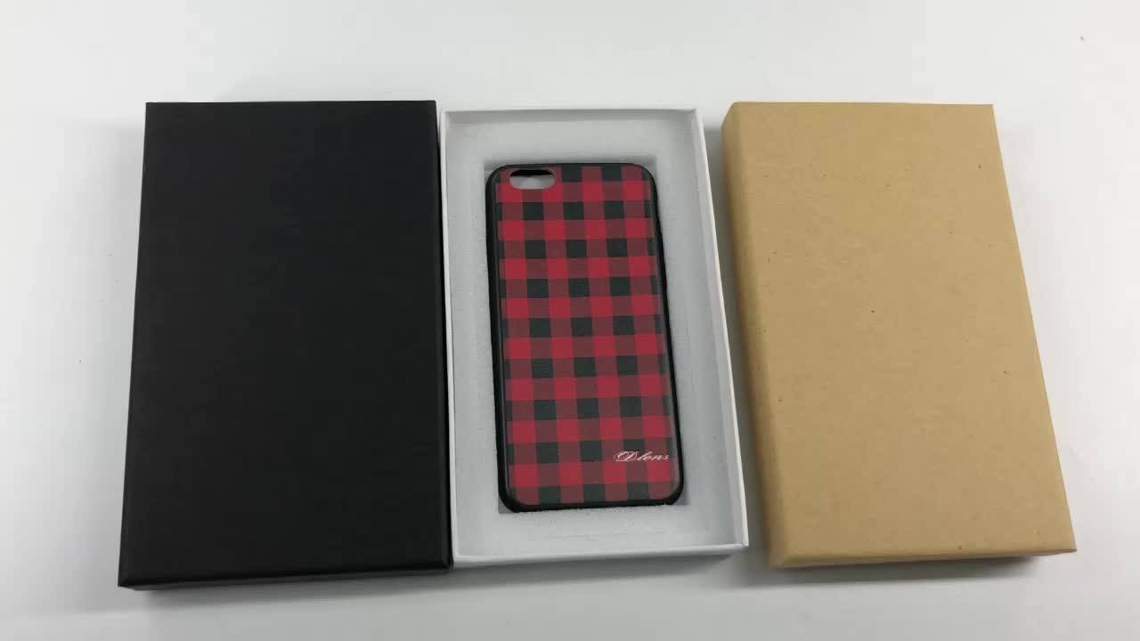 Customized Kraft Paper Phone Shell Packaging Box Mobile Phone Case Box