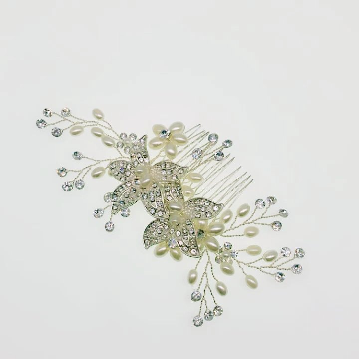 Shss2006 Wholesale Handmade Bridal Gold Color Hair Accessories Wedding