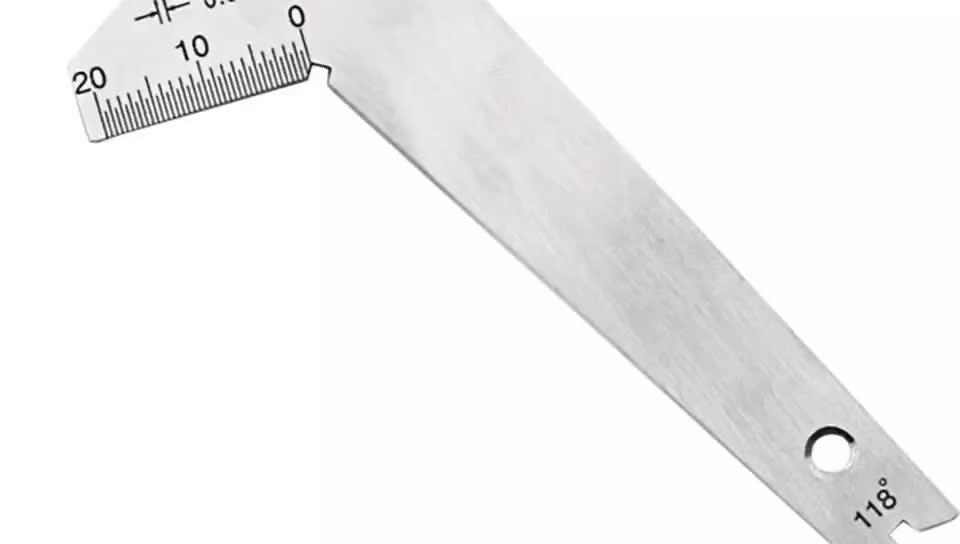 Gnb33 Drill Bits Angle Gauge For Grinding Center 118 Degree Sharpening
