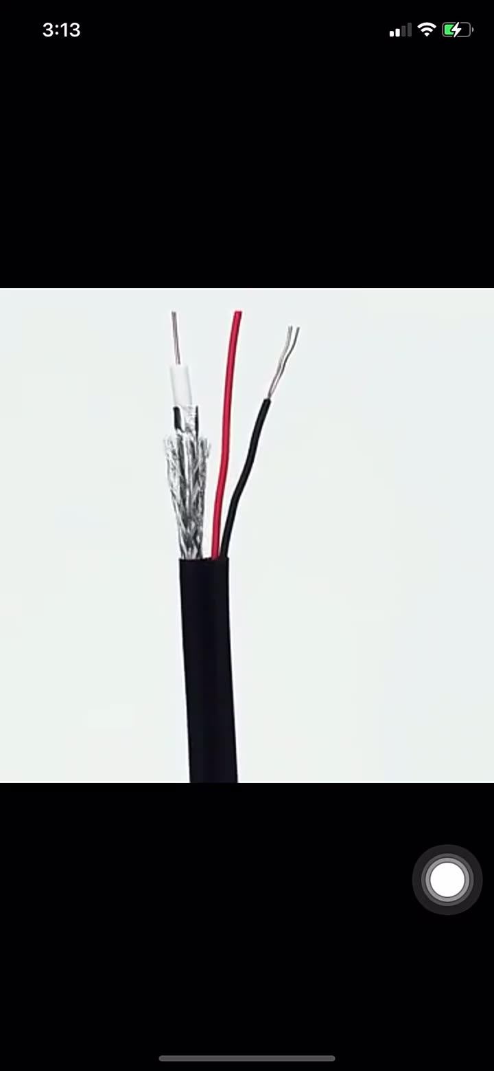 Cctv Coaxial Cable Strip Machine Production Line Rg59+2c Camera Cables