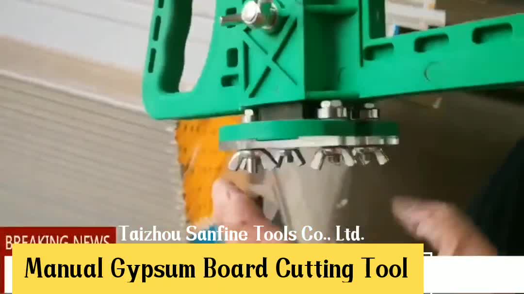 Manual Gypsum Board Cutting Machine Stainless Steel Hand Push Drywall