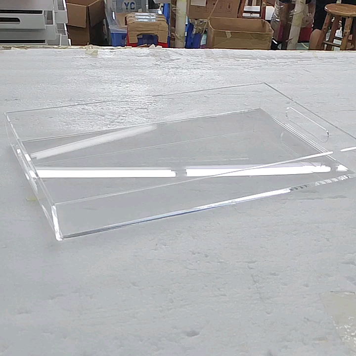 Clear Rectangle Display Trays Acrylic Tray With Insert Buy Acrylic