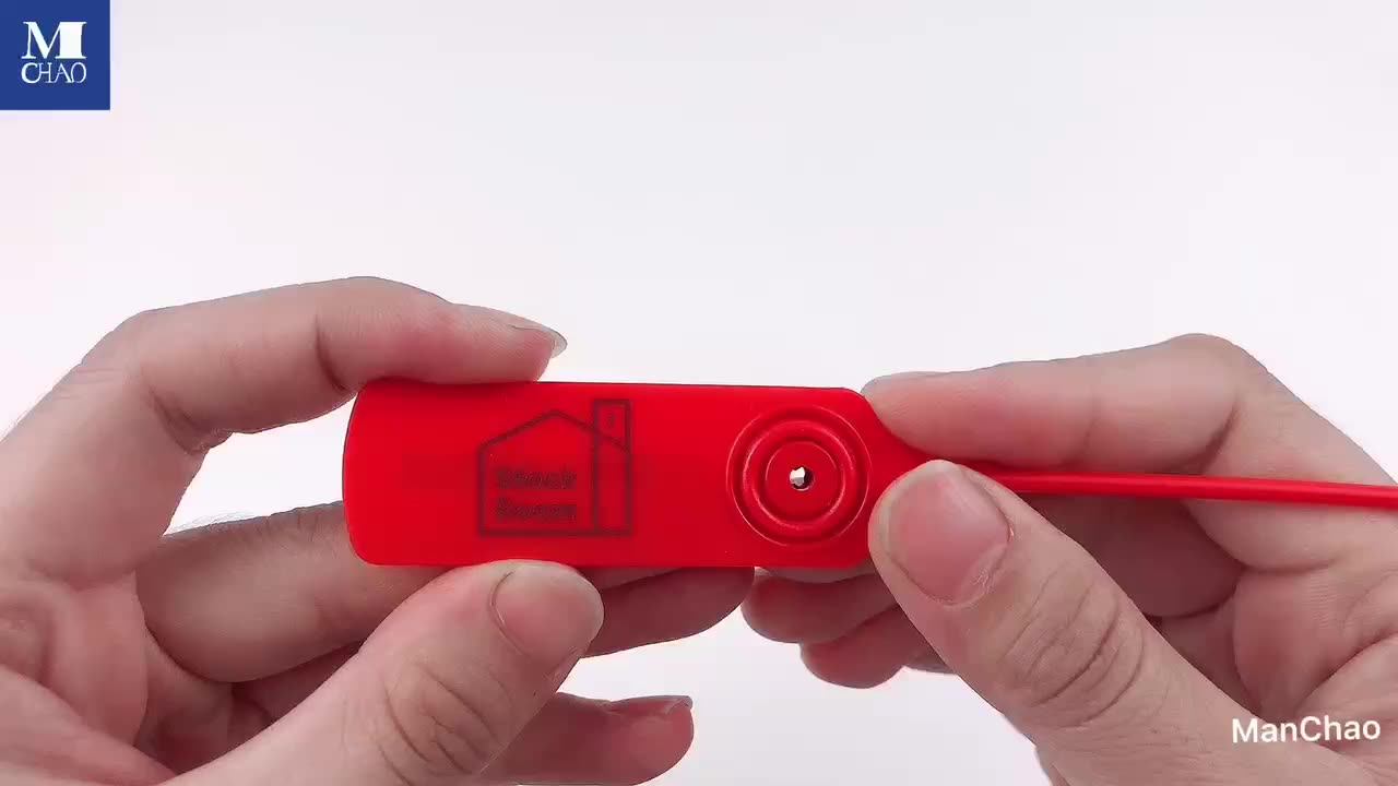 Safety Zip Ties,200mm Pull Tight Disposable Numbered Tags Plastic