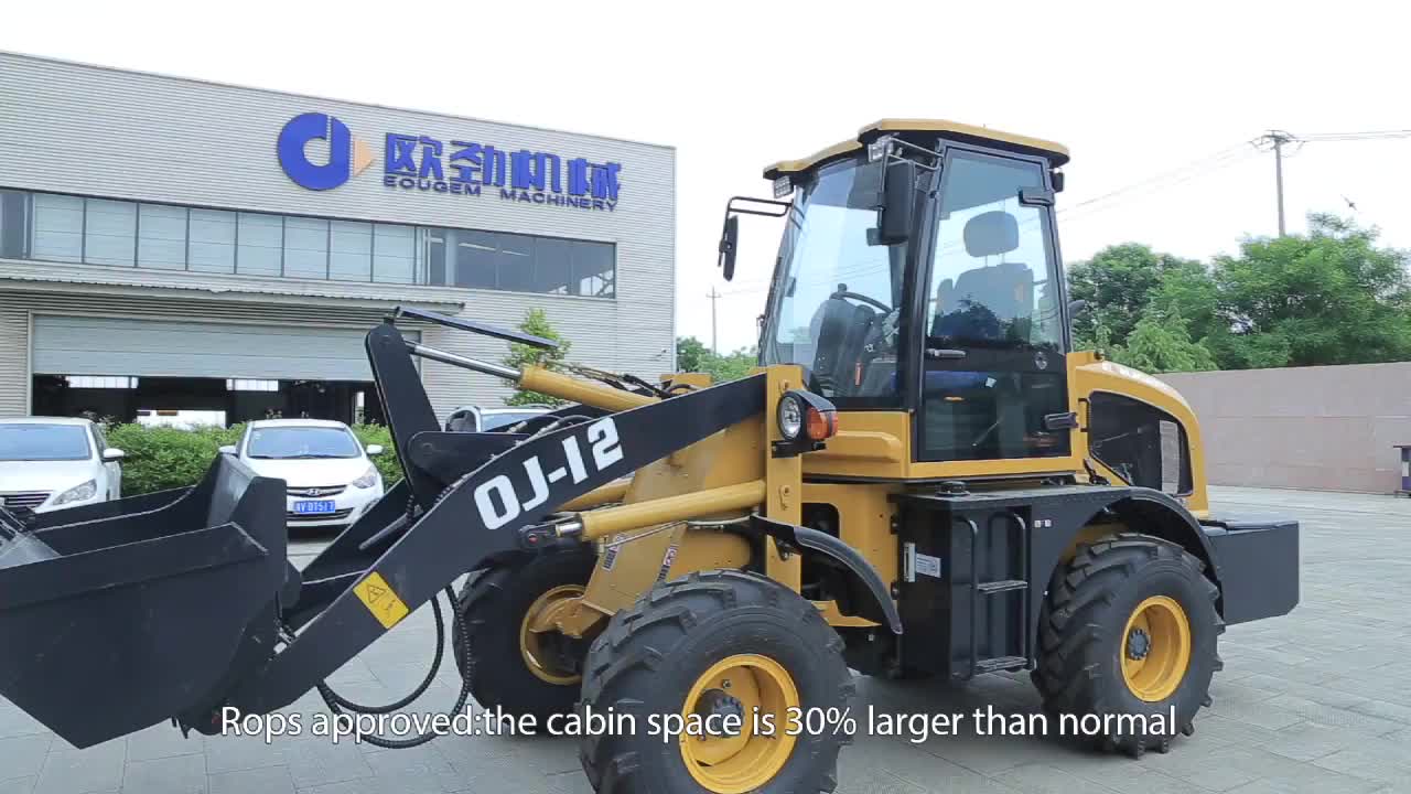 Cheap Wheel Loader Oj 16 With Auger Farm Tractors Buy Farm Tractors,Mini Loader,1.6 Ton Engine