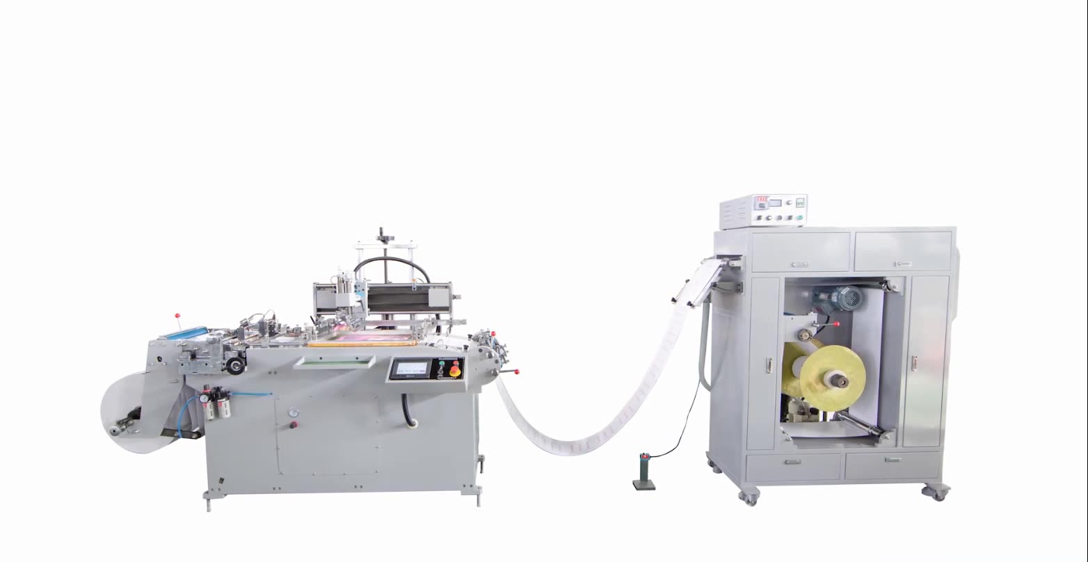 Wq320 Automatic Multicolor Label Silk Screen Printing Machine Label