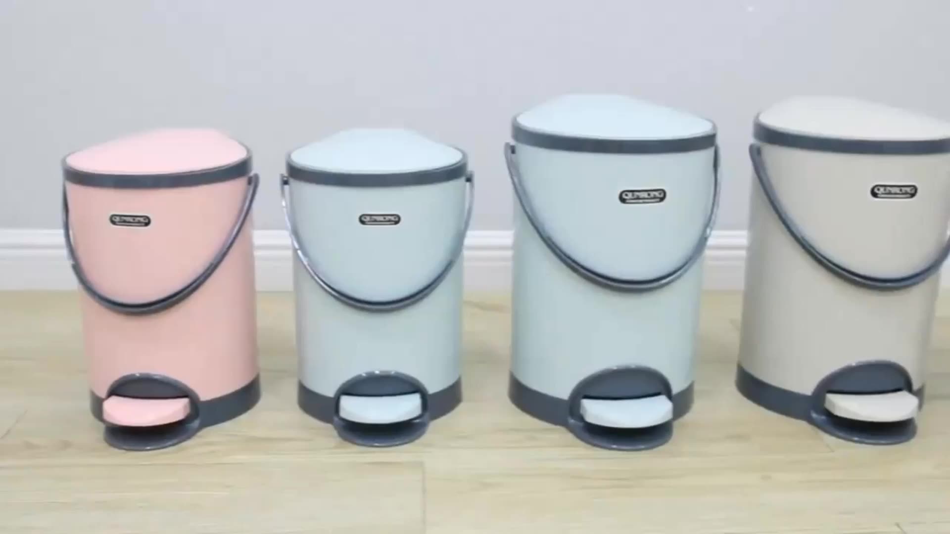 Household Step 8.5l Foot Pedal Type Operated Kitchen Bins Plastic Trash