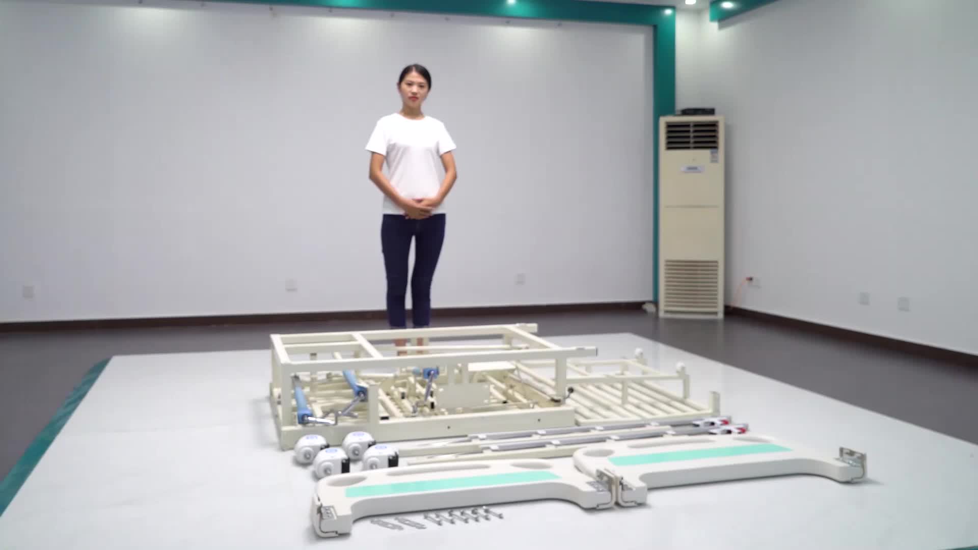 Boshikang Medical Back Adjustable Patient Used Steel Manual Hospital