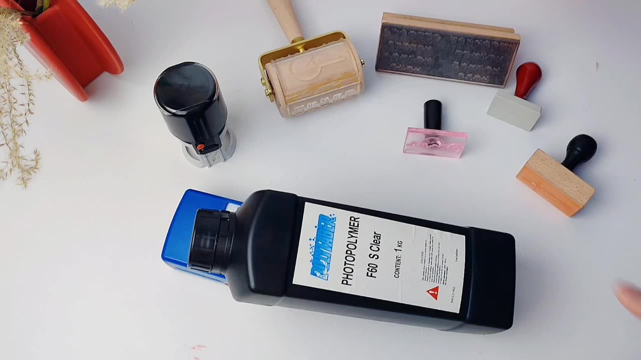 Self Inking Stamp Photo Polymer Liquid Crystal Polymer Liquid Polymer