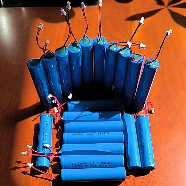 16650 3.7V Rechargeable Lithium Ion Battery Cell 1600mAh for